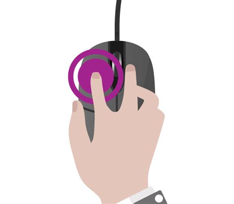 Diagrama de un mouse modificado para facilitar el doble clic en personas mayores