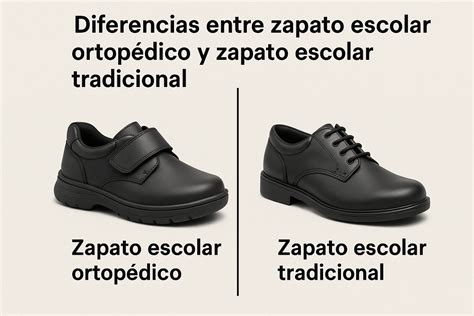 Ilustración: Diferencias entre un zapato ortopédico adecuado y un zapato inadecuado