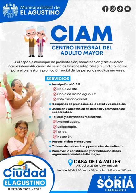 Fotografía del Centro Integral del Adulto Mayor (CIAM) de Macul, mostrando su fachada o un evento en curso.