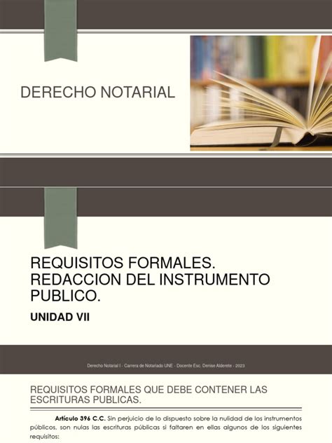 Tabla comparativa de requisitos formales de escrituras públicas según normativas