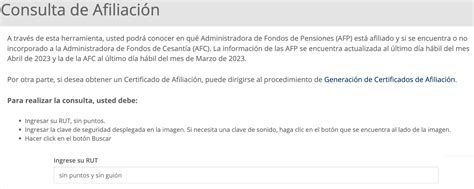 Infografía que detalla los pasos para la afiliación a una AFP con pasaporte o RUT provisorio
