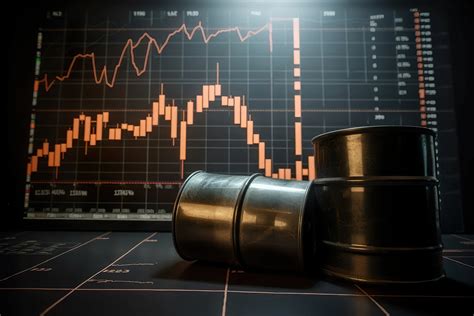 Gráfico de precios del petróleo crudo mostrando un aumento significativo