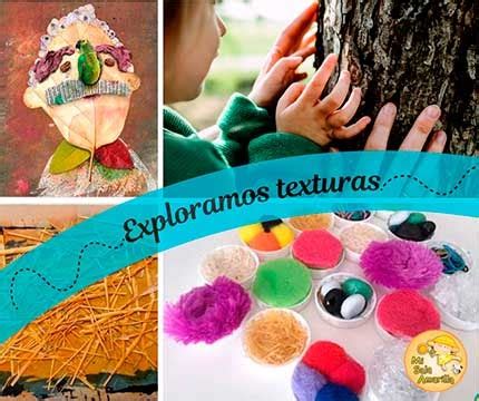 Niños explorando diferentes texturas y materiales en una clase sensorial