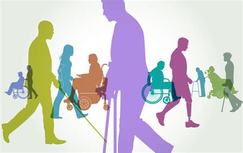 Infografía con los dos tipos de servicios de apoyo para personas con discapacidad: cuidado y asistencia, e intermediación.
