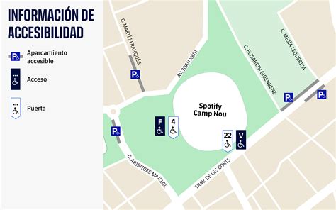 Mapa de servicios accesibles con carnet digital