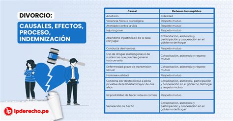 Infografía: Comparativa de requisitos y tiempos para cada tipo de divorcio en Chile