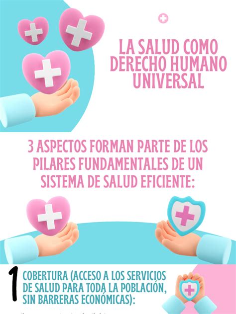 Infografía: Principios fundamentales de un sistema de salud universal