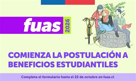 Diagrama de flujo del proceso de postulación a beneficios estudiantiles a través del sistema FUAS