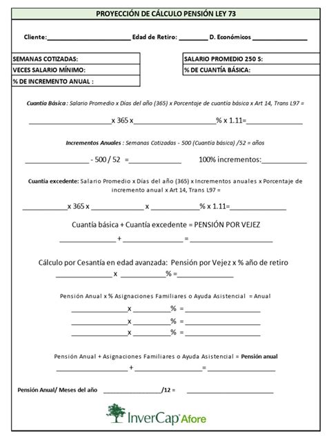 Esquema de cálculo de pensión y proyecciones de ahorro