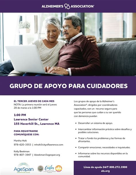Esquema de las opciones de apoyo para cuidadores