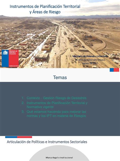 Infografía que ilustra la jerarquía de los instrumentos de planificación territorial en Chile, desde la Ley General hasta los planes reguladores comunales.