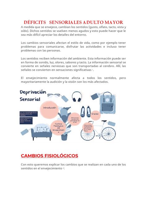 Gráfico que muestra la distribución de déficits sensoriales en pacientes mayores con caídas