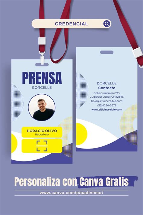 Esquema infográfico que muestra la diferencia entre un diseño de credencial vertical y uno horizontal, destacando las áreas de legibilidad para eventos