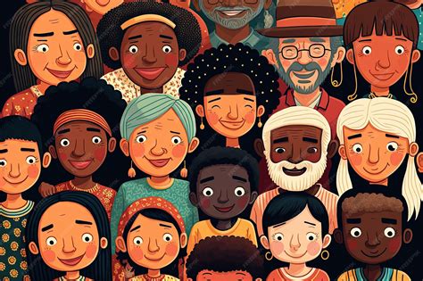 Ilustración de niños de diversas etnias y contextos, simbolizando la vulnerabilidad y la universalidad de sus derechos