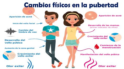 Gráfico comparativo del inicio de la pubertad en niños y niñas, y los cambios hormonales