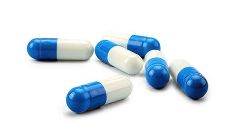 Imagen de pastillas y cápsulas de medicamentos para la fibrosis pulmonar.