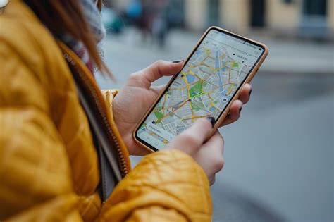 Persona mayor utilizando un mapa o GPS para orientarse