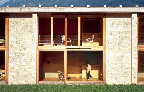 Vista general de la residencia de ancianos en Masans, Peter Zumthor