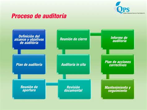 Infografía mostrando el proceso de auditoría interna en una institución pública.
