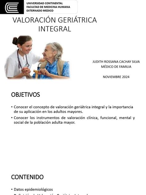 Infografía: Componentes de la Evaluación Geriátrica Integral