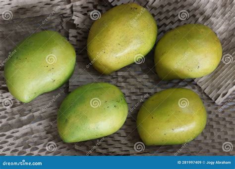 Variedad de mangos frescos
