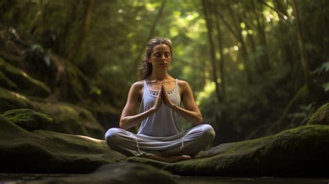 Foto: Persona mayor practicando meditación o yoga suave