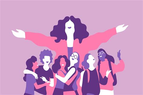Ilustración de una mujer que transita de un estado de agotamiento a uno de empoderamiento, simbolizando el autocuidado y la comunidad.