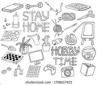 Collage de imágenes representando diversos hobbies: pintura, tejido, jardinería, repostería