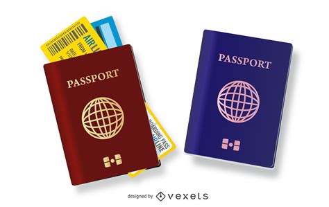 Ilustración de un pasaporte y documentos de viaje, simbolizando la jubilación internacional.