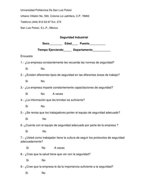 ejemplos de preguntas de encuesta para diferentes objetivos