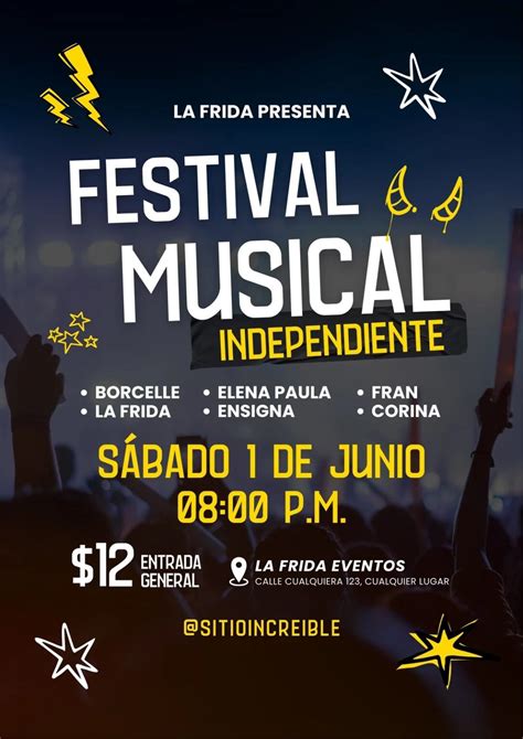 Diseño gráfico de un afiche personalizable con elementos de inclusión
