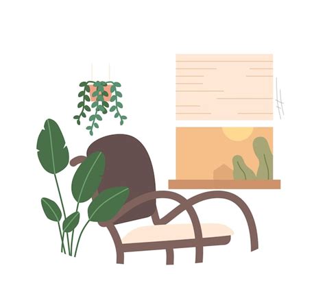 Una acogedora mecedora junto a una ventana.