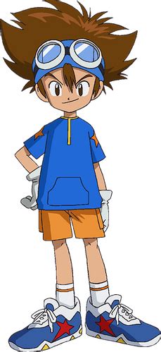 Taichi y Hikari Yagami con un huevo Digimon en su casa