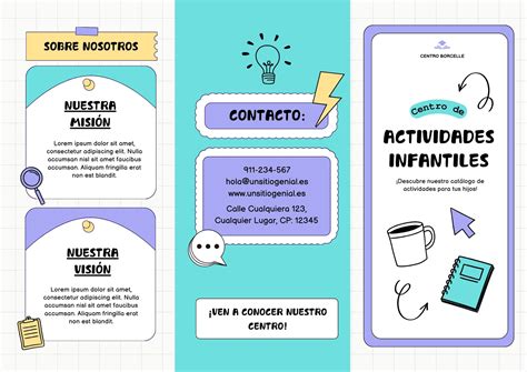 diseño de tríptico para cuidado de ancianos