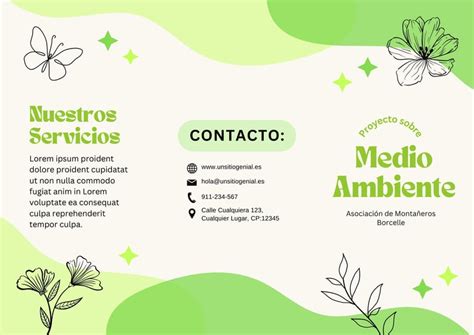 plantilla de folleto editable para servicios de cuidado de personas mayores