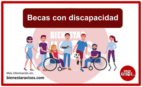 Tabla comparativa de becas para personas con discapacidad, montos y requisitos