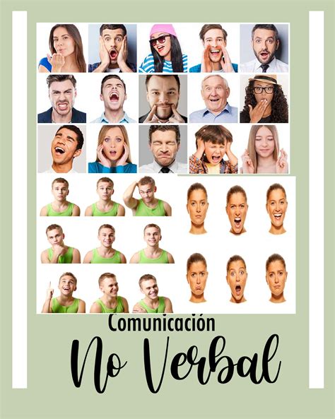 Foto: Logo de la ONCE y representación de la comunicación no verbal (manos, expresiones faciales).