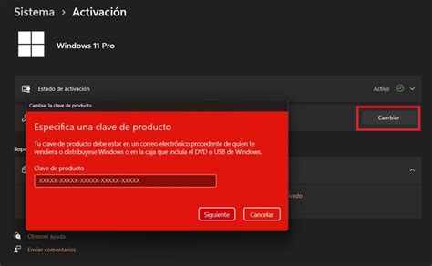 Captura de pantalla del Editor del Registro de Windows mostrando la clave de producto (ProductId)