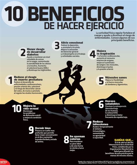 Infografía sobre los beneficios del ejercicio físico y la socialización en la tercera edad