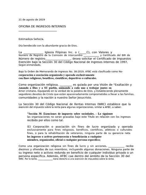 Esquema de la aplicación de la exención tributaria en actividades docentes.