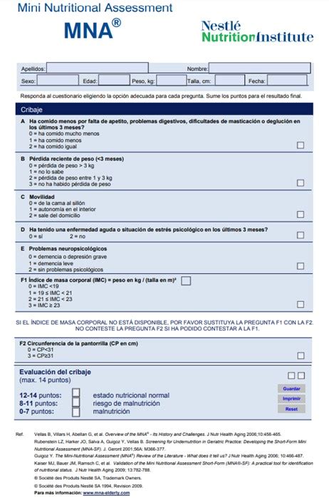 Tabla comparativa de herramientas de cribado nutricional validadas para pacientes geriátricos