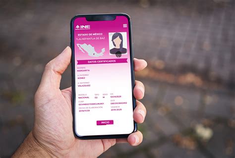 Ilustración de una credencial digital y física