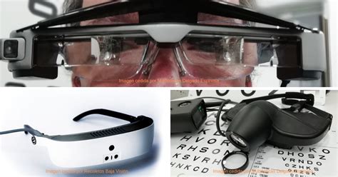 Fotografía o ilustración de lentes inteligentes para baja visión