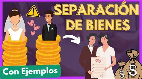 Diagrama de la administración patrimonial en SC vs separación de bienes