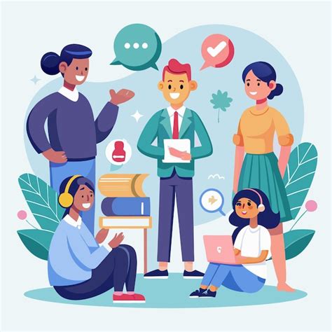 Ilustración de un trabajador social interactuando con una persona mayor, brindando apoyo y escuchando activamente.