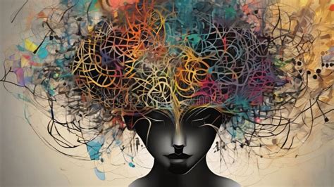 Ilustración abstracta representando la autoexploración y el placer.