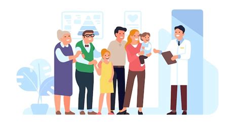 Ilustración de un equipo de profesionales y familiares apoyando al cuidador principal