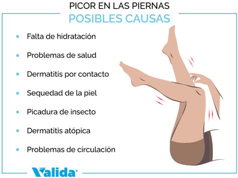 Tabla con las causas y tratamientos del picor en adultos mayores