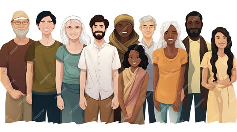 Ilustración de personas de diferentes generaciones compartiendo y aprendiendo mutuamente