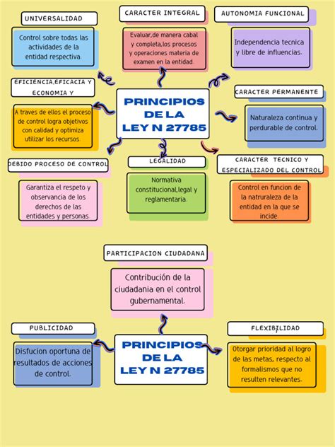 Esquema de los principios de la Ley 20.422